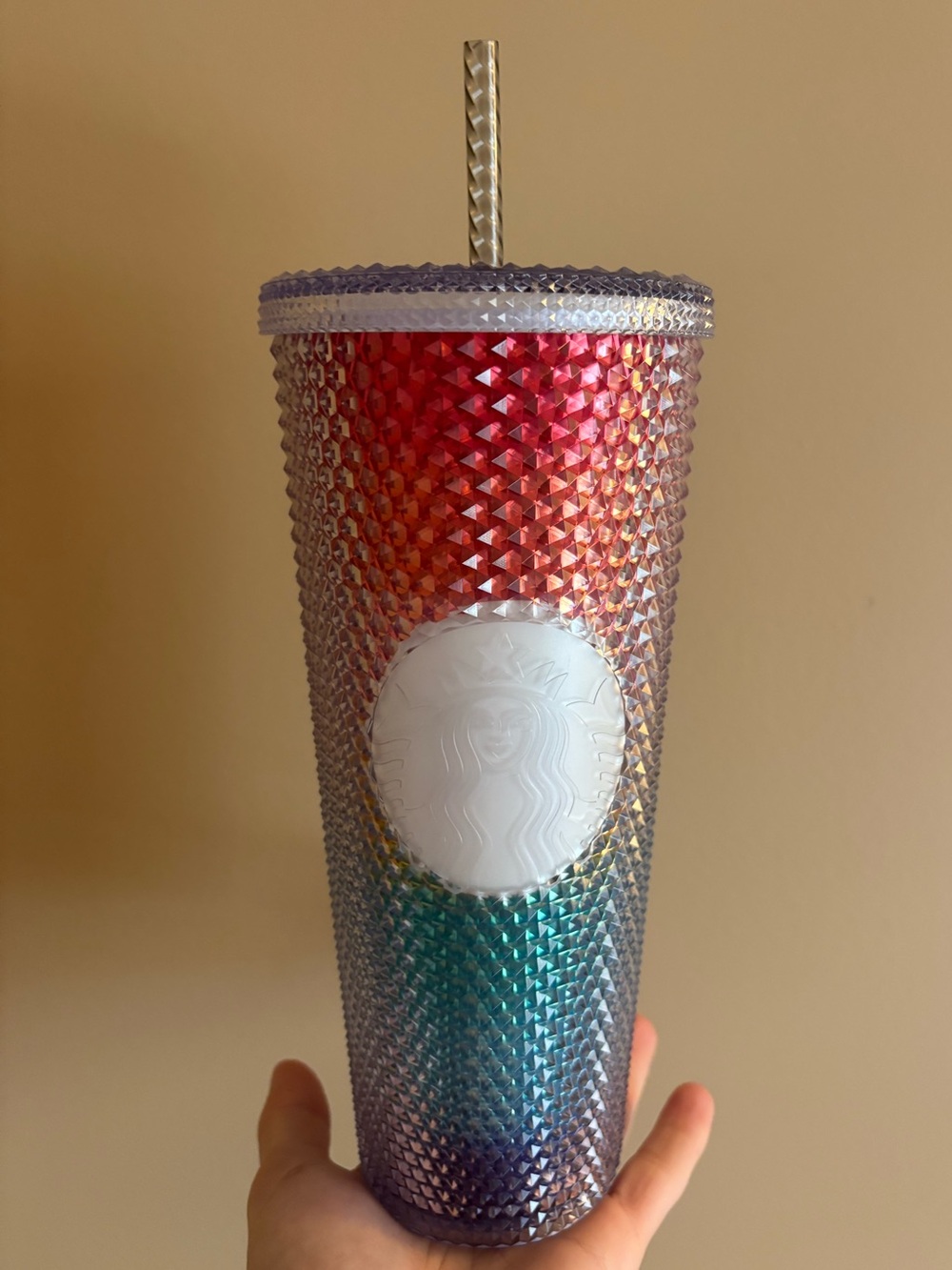 STARBUCKS - 2020 Rainbow Pride Studded Venti Tumbler - LIMITED EDITION - NWT
